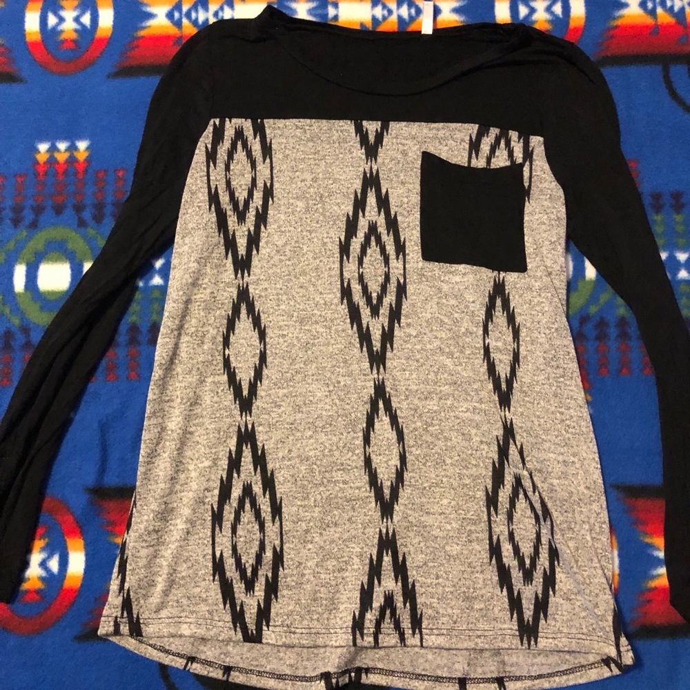 Aztec designed top